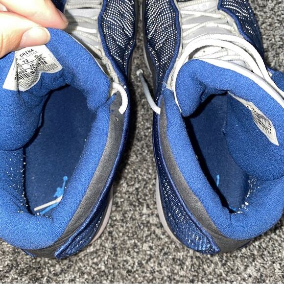 Men’s Jordan 13 XIII Sneakers Shoes 2004 Blue White Size 12 - Style 310004-441 - Picture 9 of 13